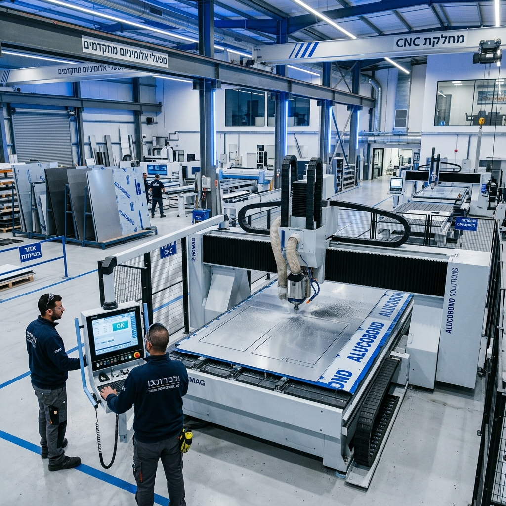 מעבדת ייצור CNC לאלוקובונד - DAR GROUP